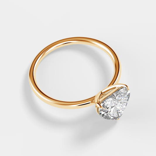 Solitaire Ring With HS