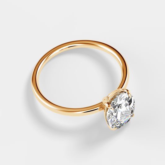 Solitaire Ring With Oval