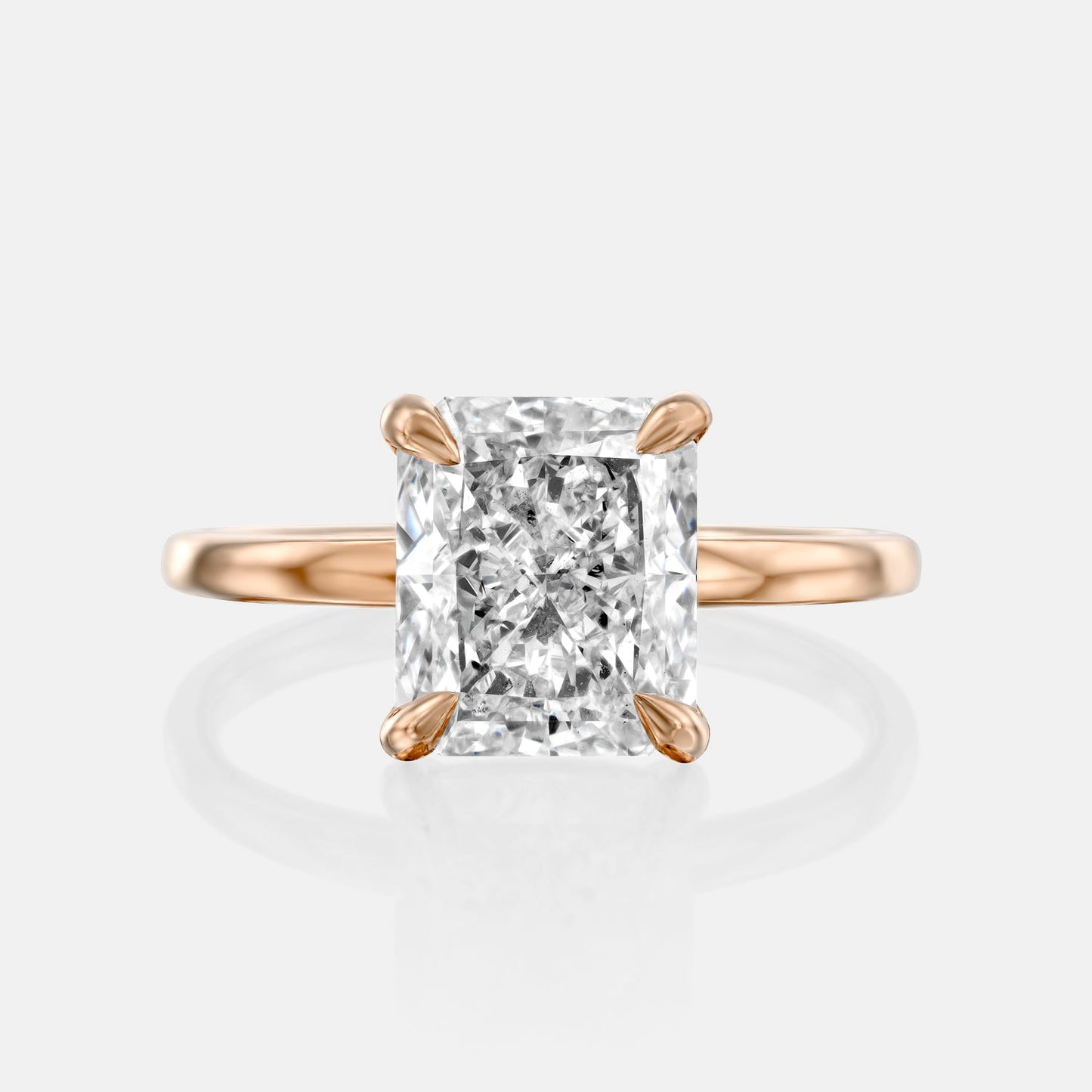 Solitaire Ring With Radiant
