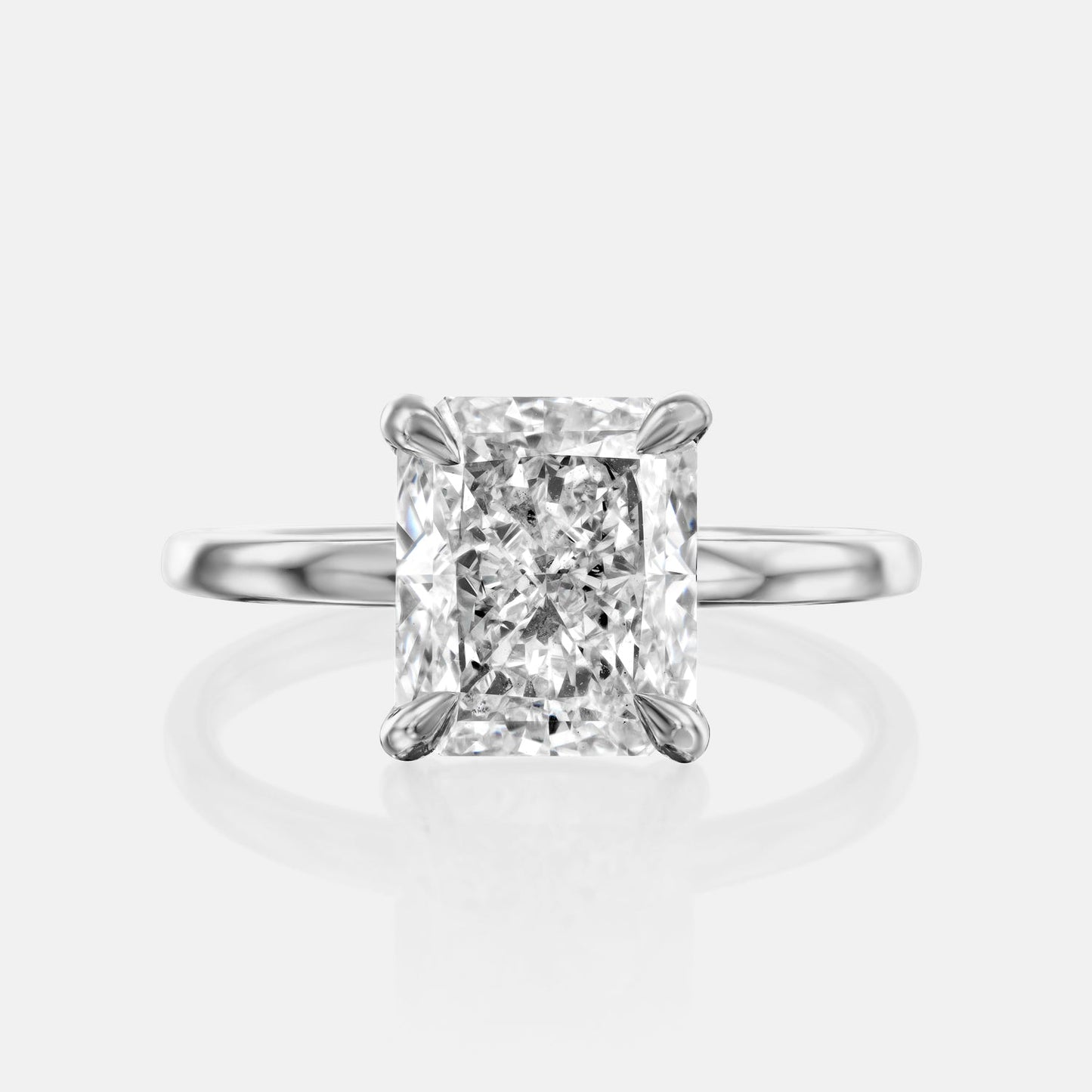 Solitaire Ring With Radiant