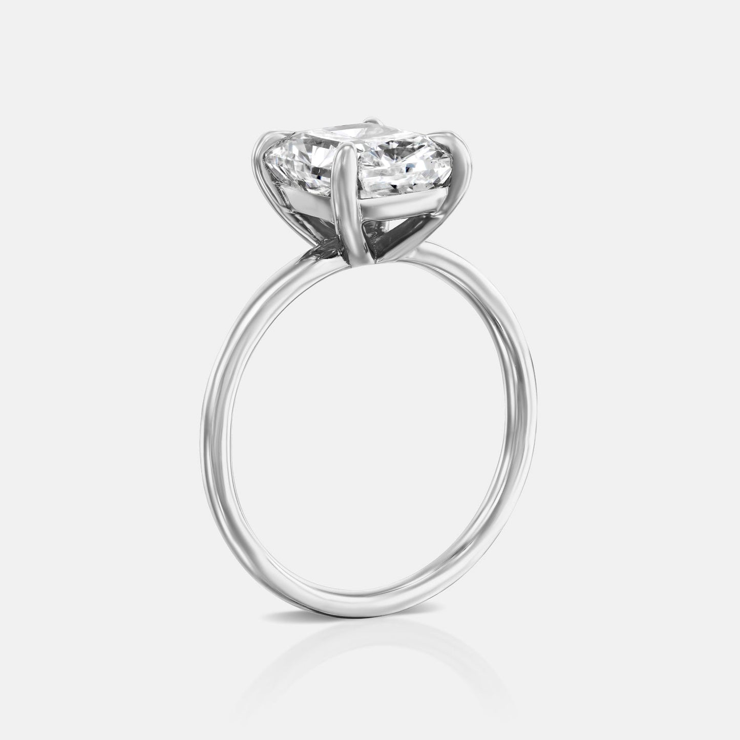 Solitaire Ring With Radiant