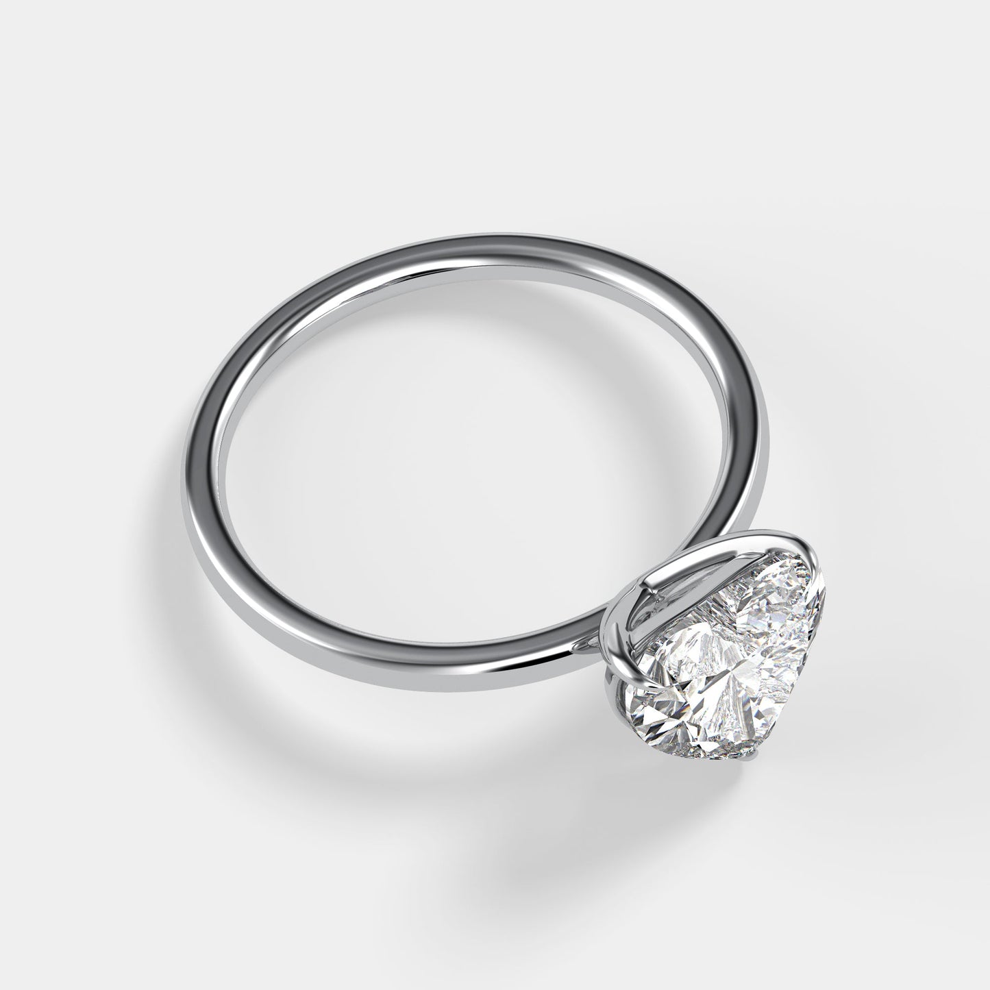 Solitaire Ring With HS