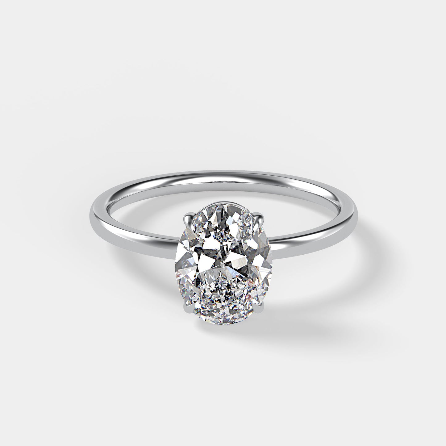 Solitaire Ring With Oval