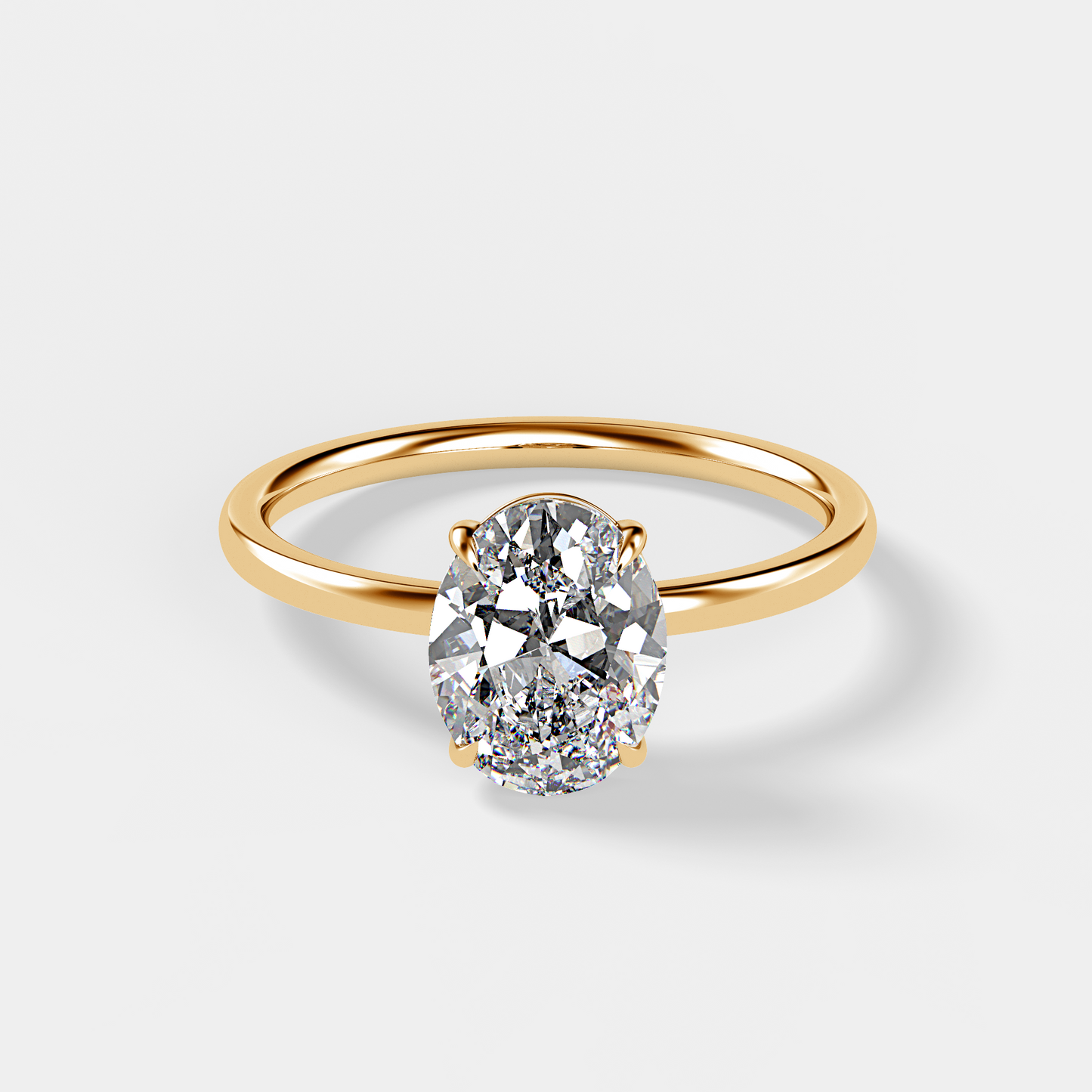 Solitaire Ring With Oval