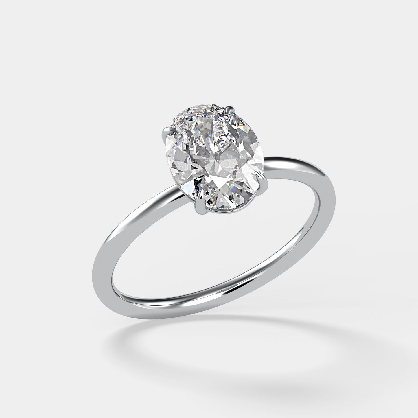 Solitaire Ring With Oval