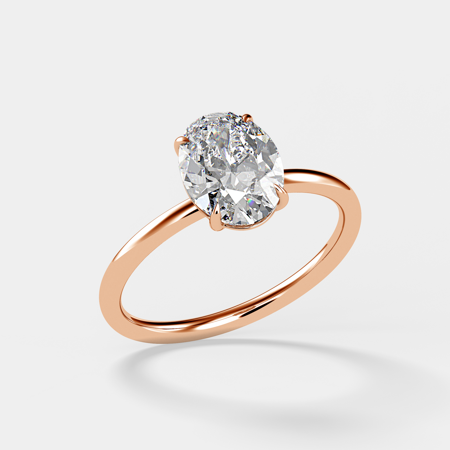 Solitaire Ring With Oval