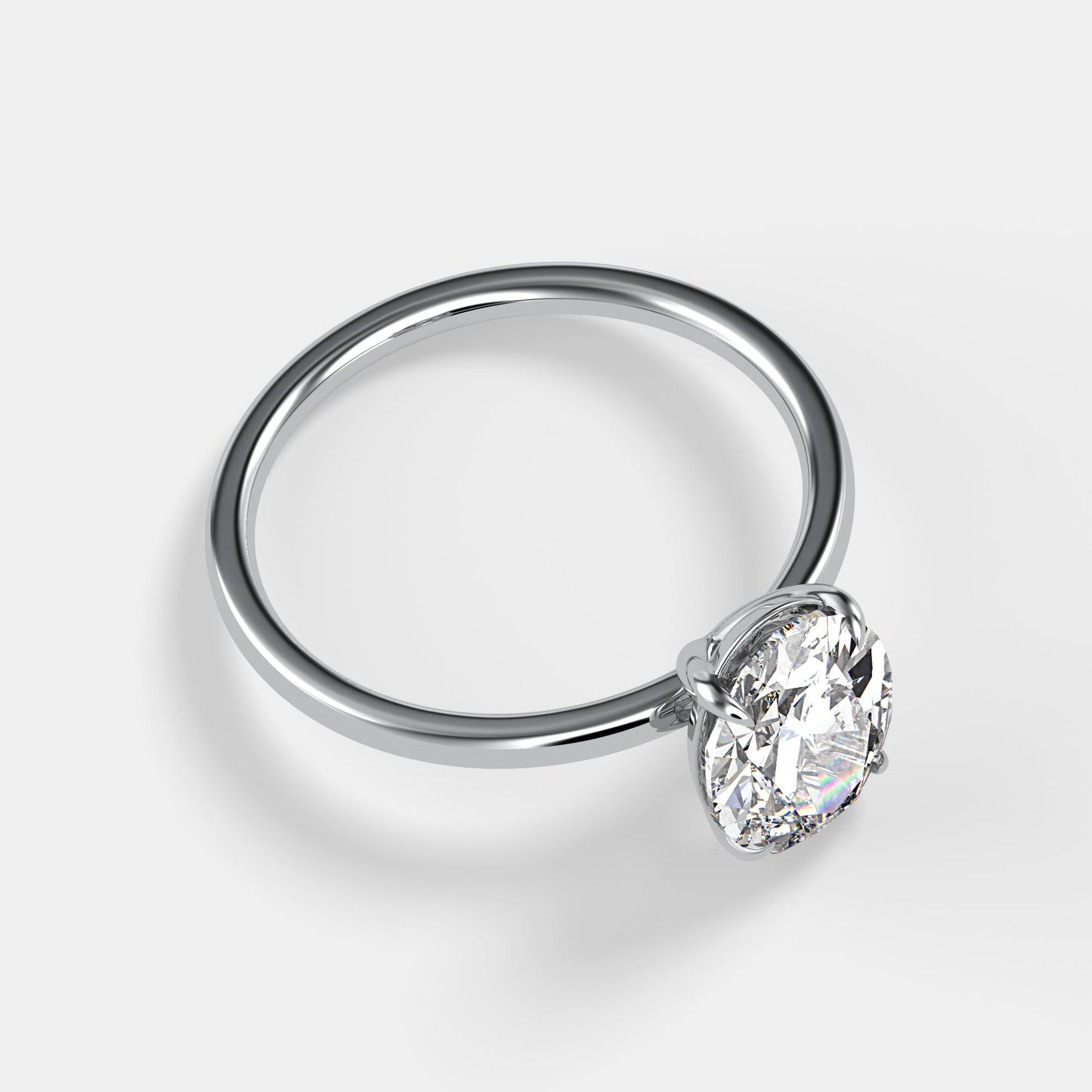 Solitaire Ring With Oval