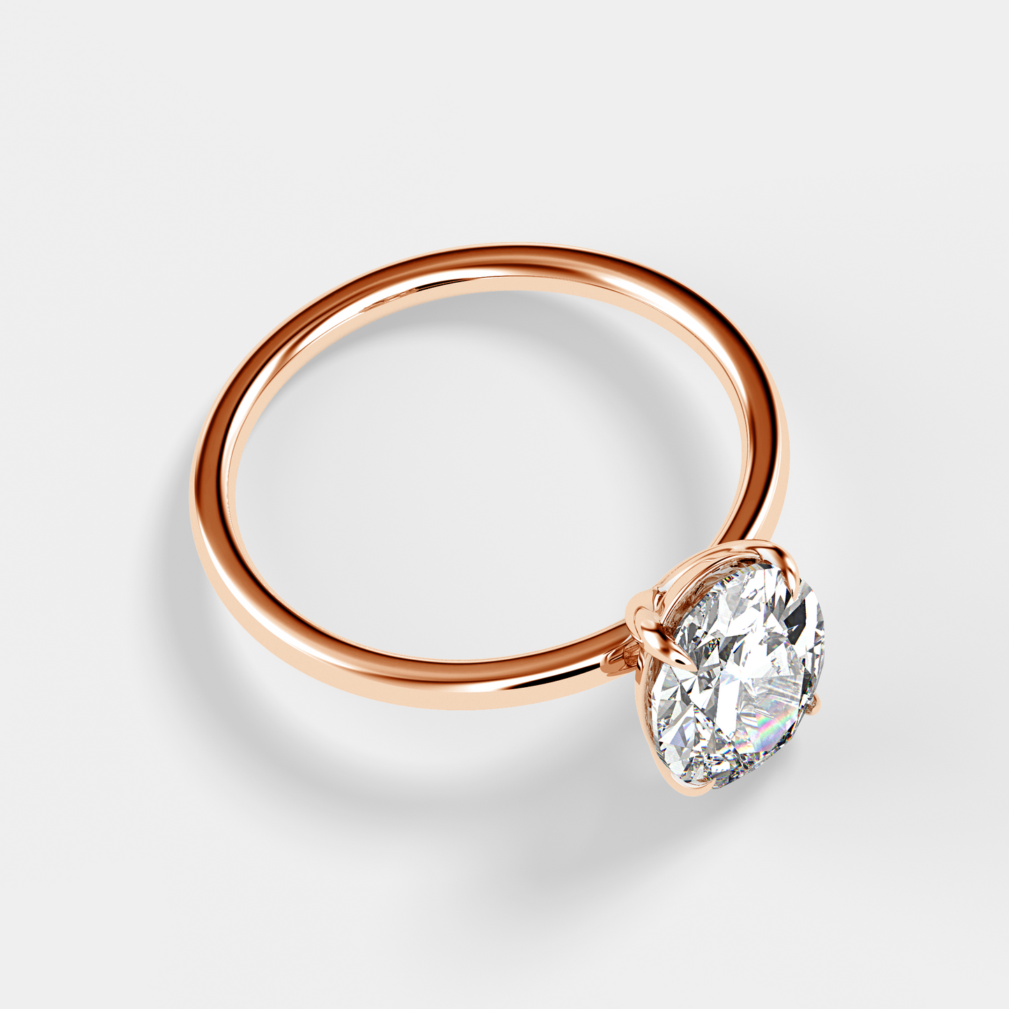 Solitaire Ring With Oval