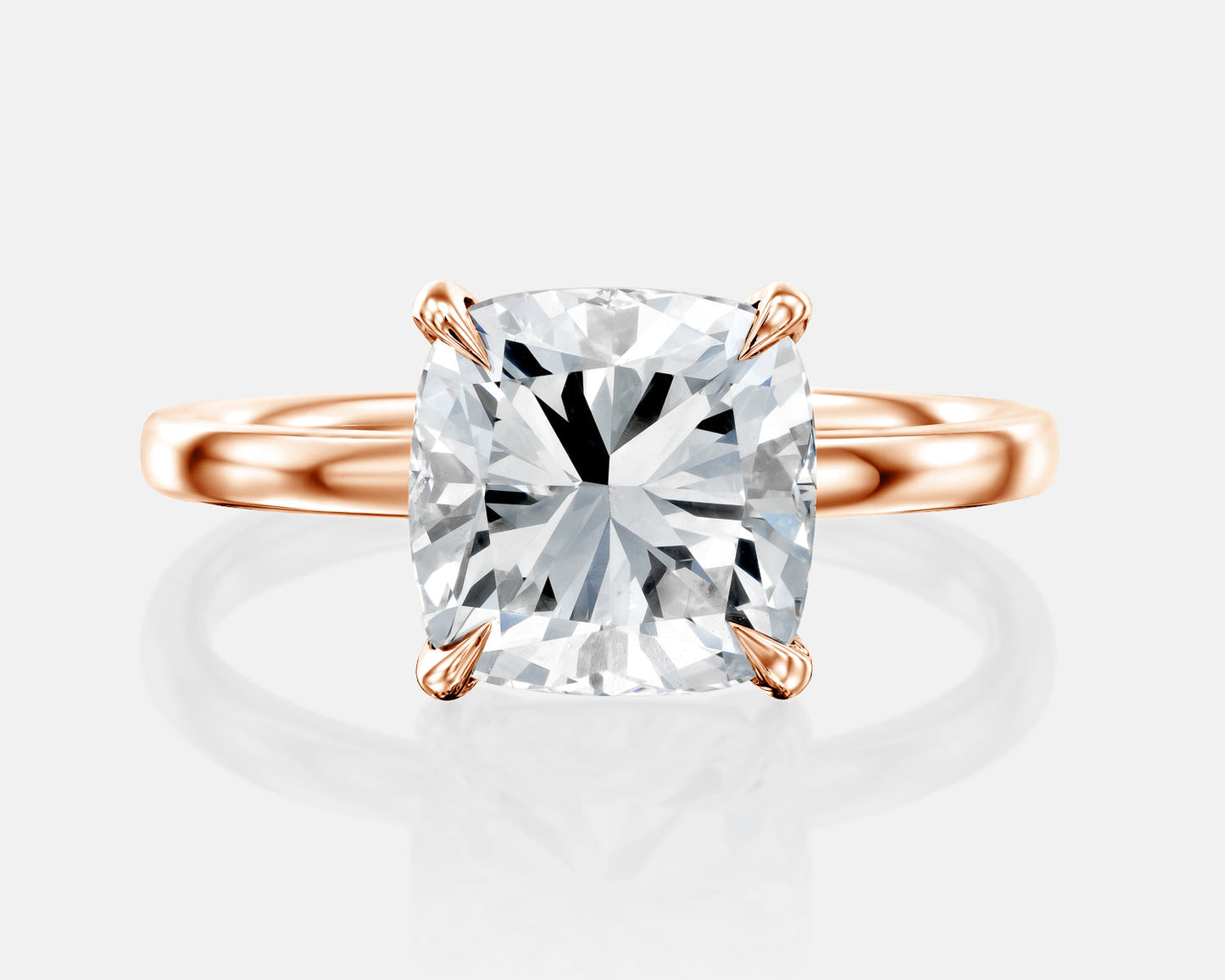 Solitaire Ring With Cushion
