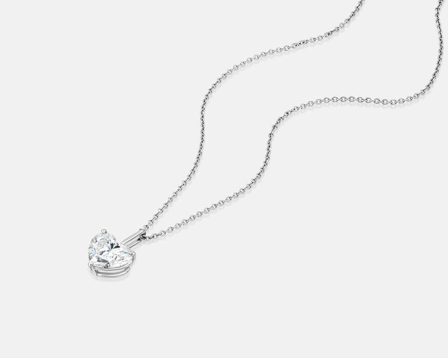 Pendant Solitaire Heart Shape