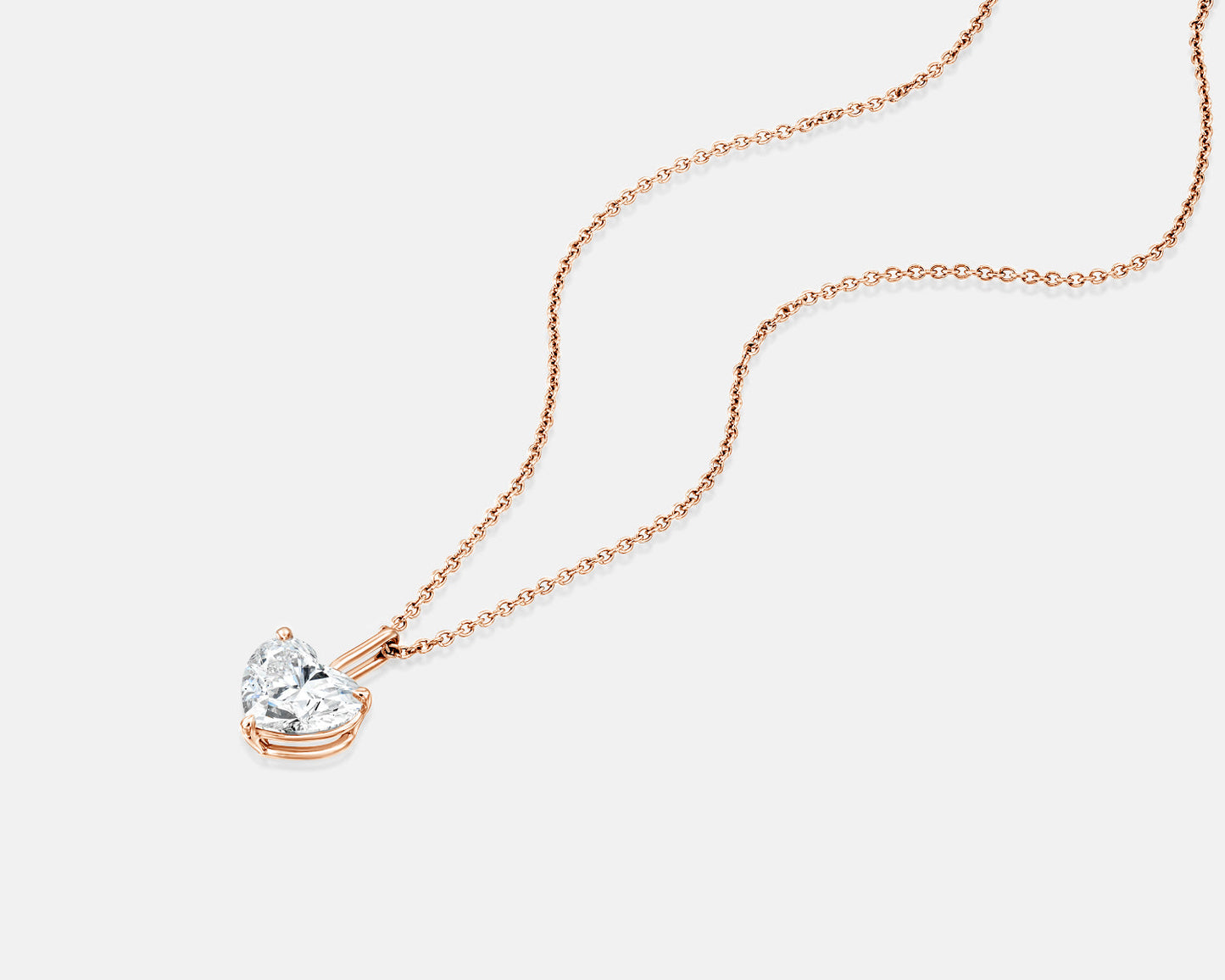 Pendant Solitaire Heart Shape