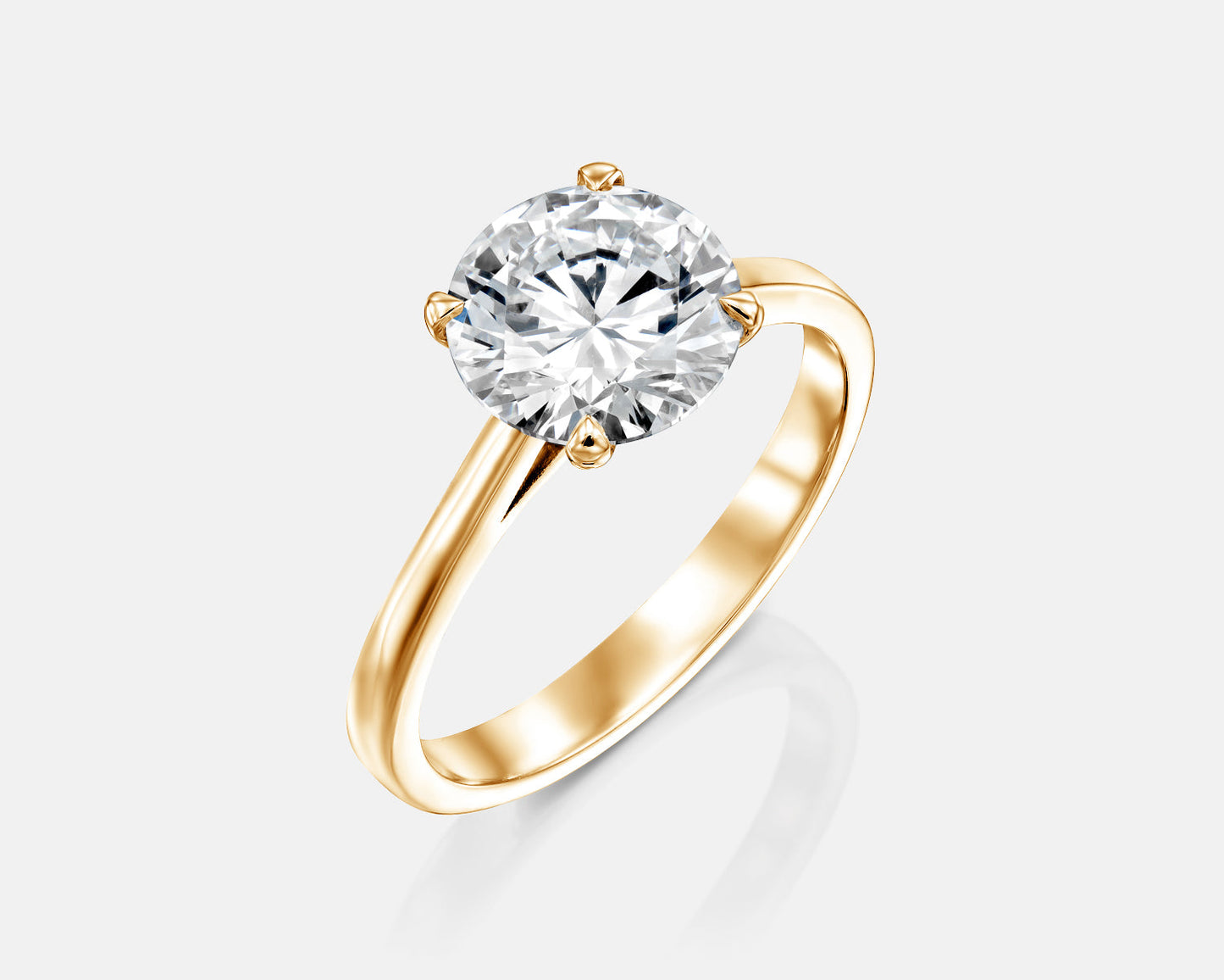 Solitaire Ring With Round