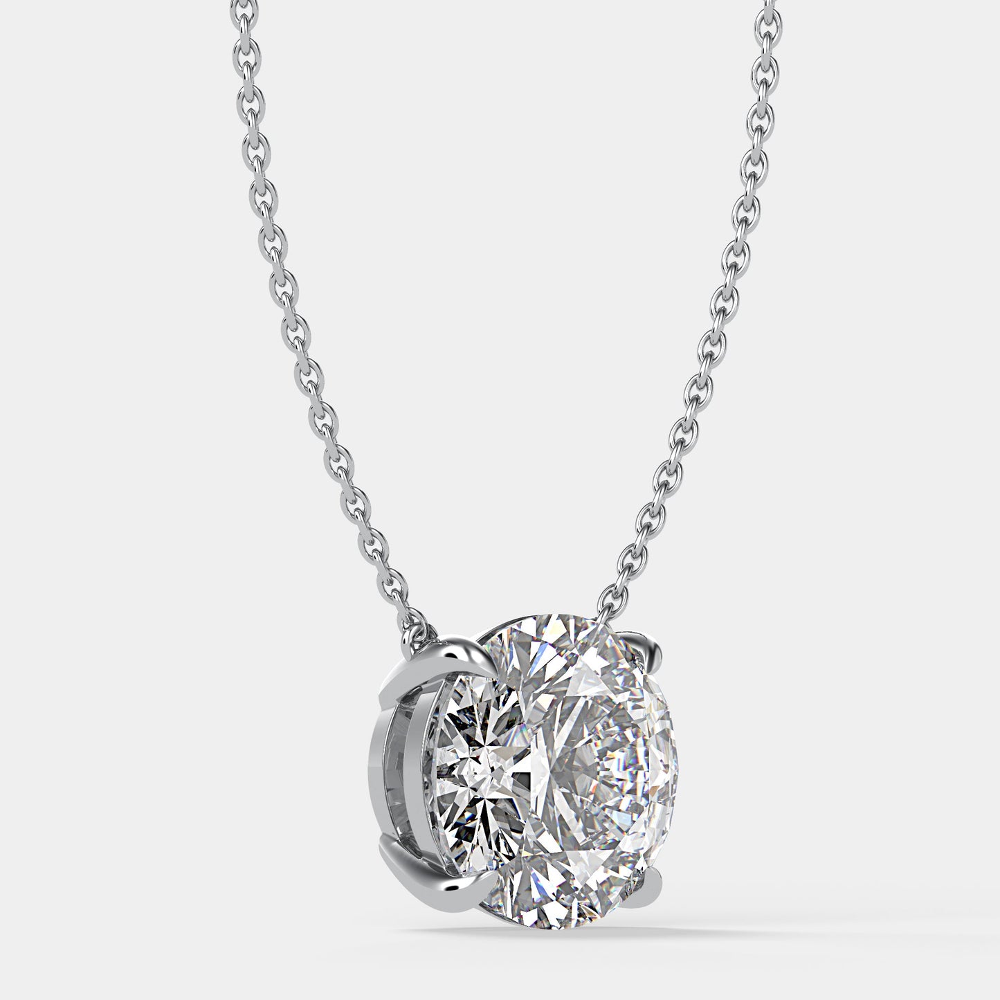 Pendant Solitaire Round