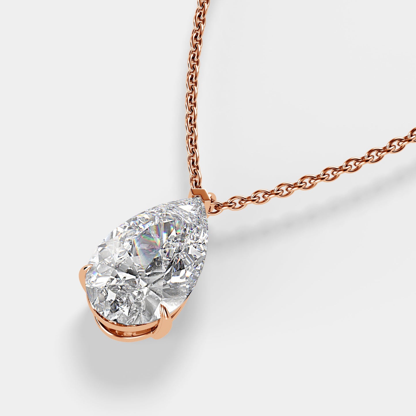 Pendant Solitaire Pear Shape