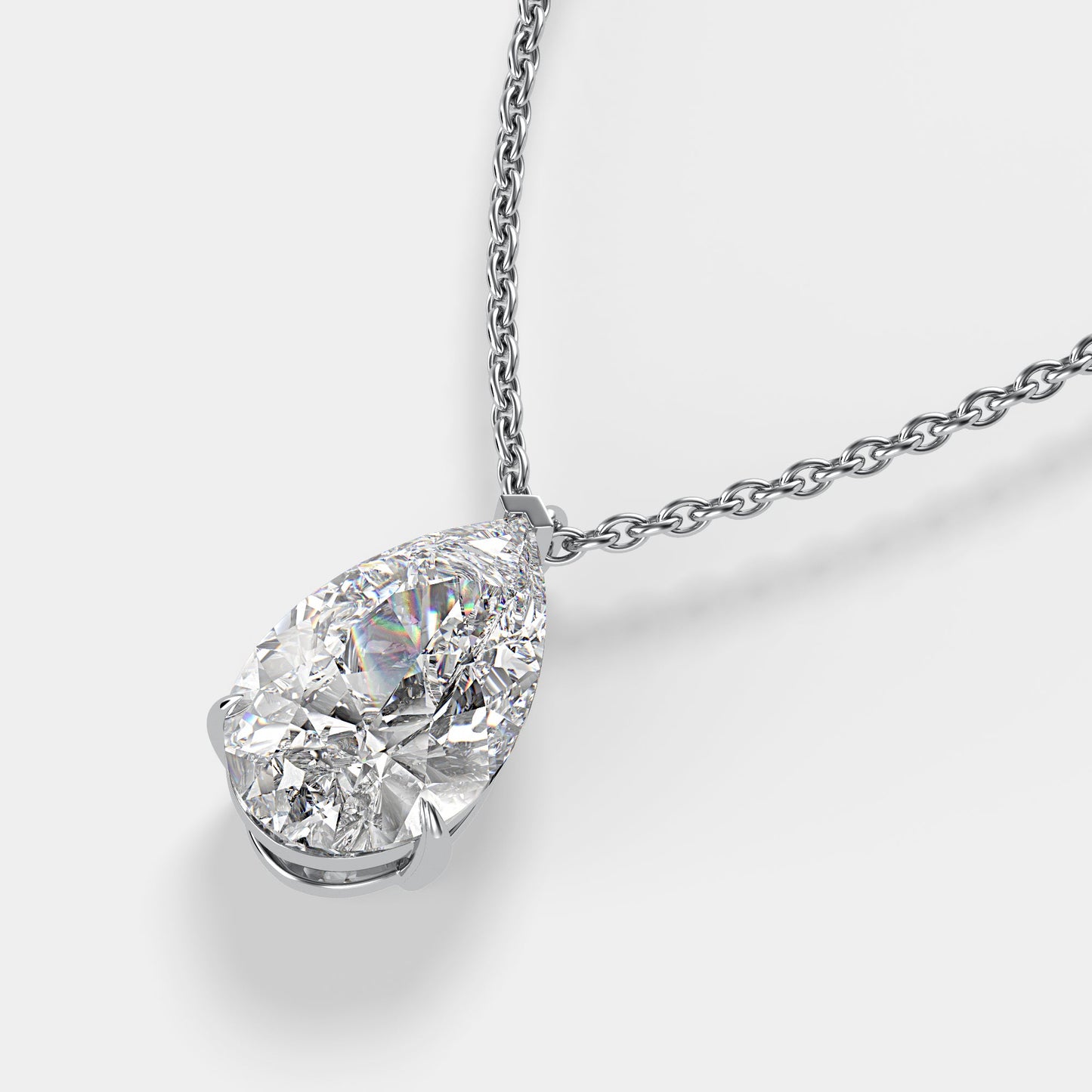 Pendant Solitaire Pear Shape